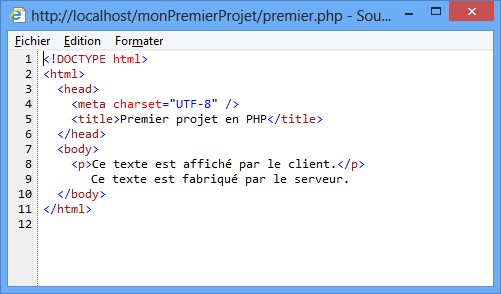 exemple de code html
