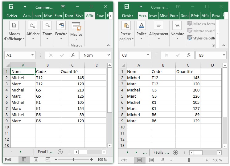 Comment Faire Un Tableau Comparatif Sur Excel