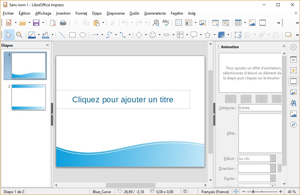 libreoffice presentation video format