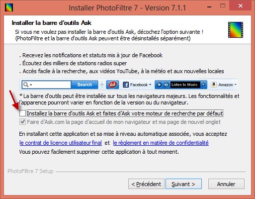 Télécharger et installer Photofiltre 7