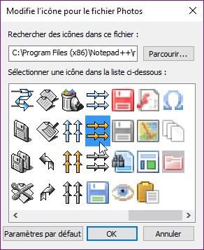 Changer l icone d une application windows 10