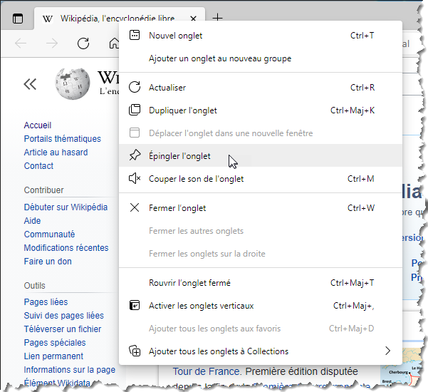 Windows 11 Edge pingler Des Onglets M diaforma