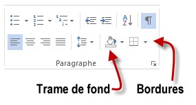 bordure et trame word 2013